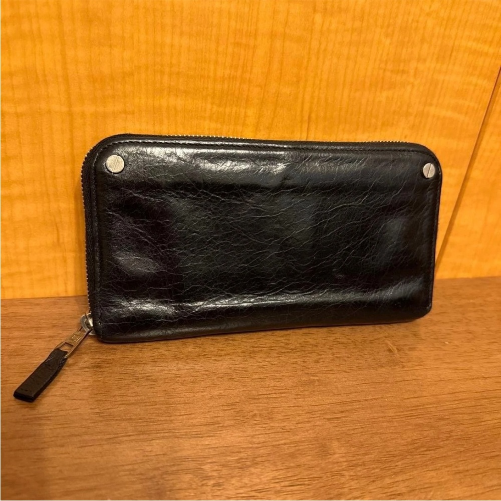 Balenciaga Black Leather Wallet